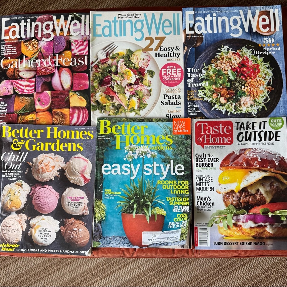 Bundle of 6- Assorted Past Issue Magazine Set